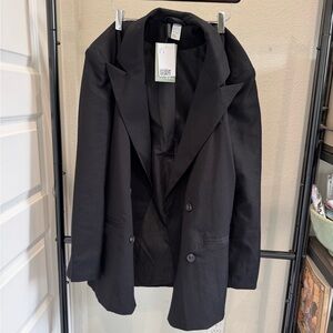 H&M Classic oversized Black Blazer
